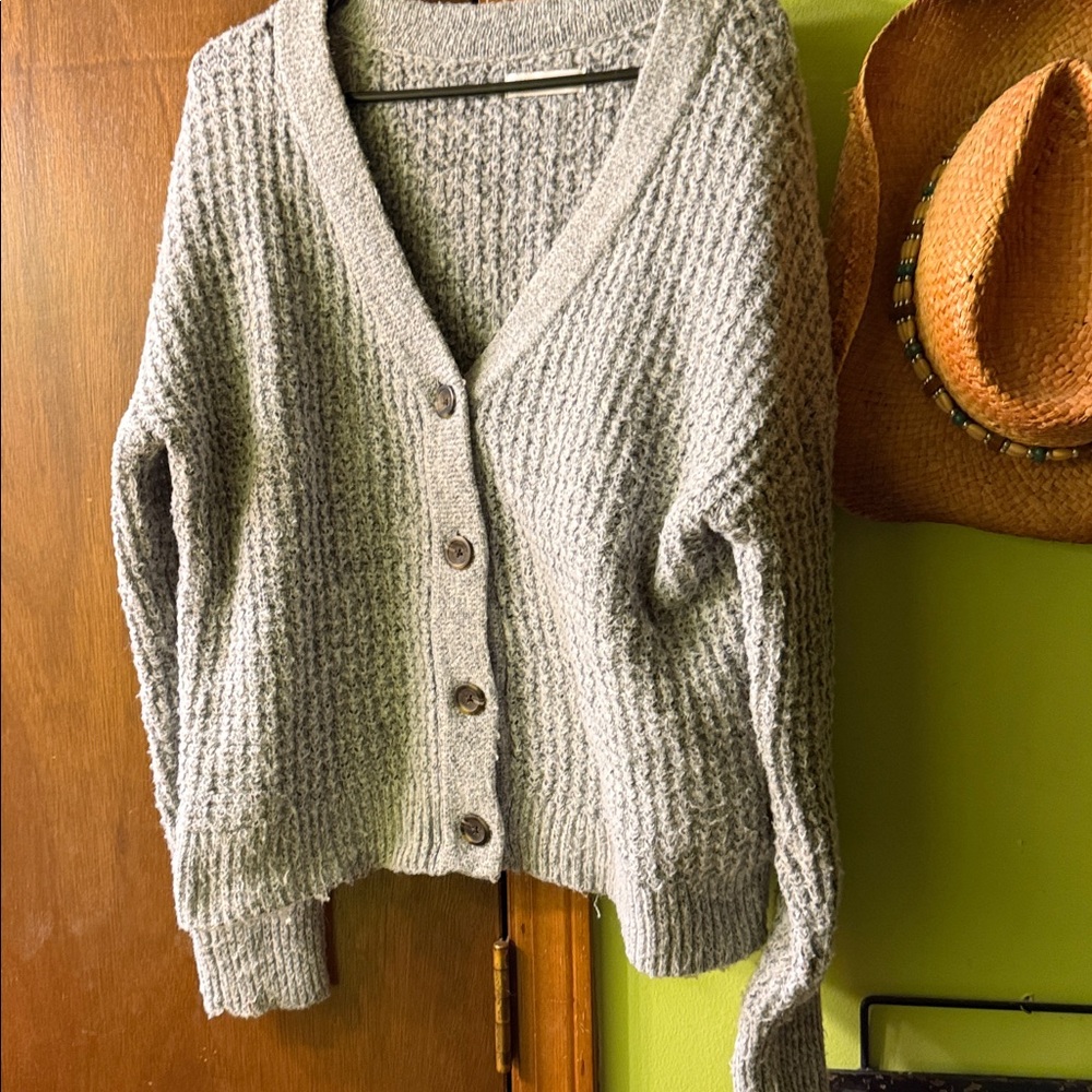 Sonoma Heather Gray Knit Sweater